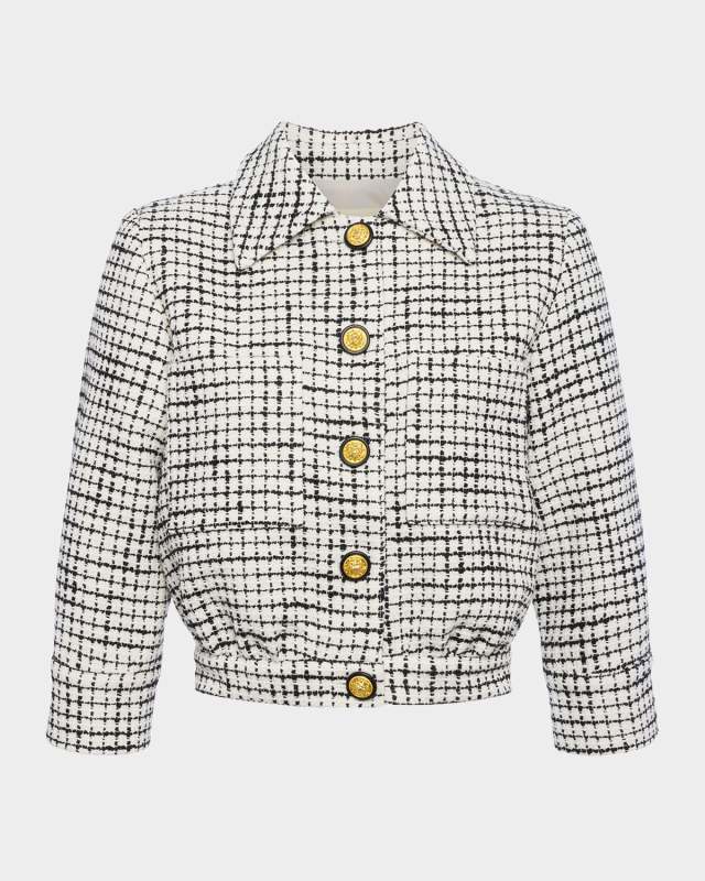 Jia Cropped Tweed Jacket
